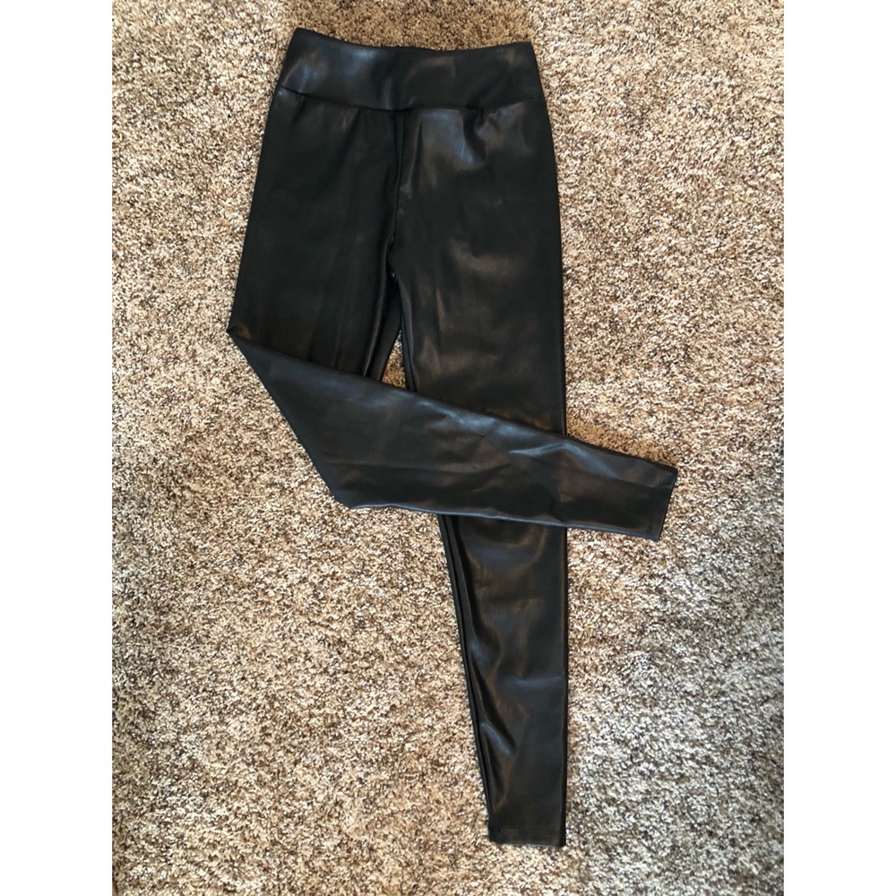 Faux leather leggings from Charlotte Russe